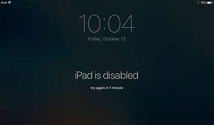 Image result for iPad Air Is Disabled