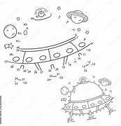 Image result for Flying Saucer Coloring Page