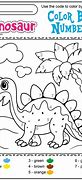 Image result for Dinosaur Coloring Worksheets