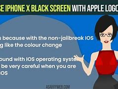 Image result for iPhone X Black Screen with Apple Logo