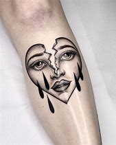 Image result for Shattered Heart Tattoo