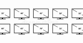 Image result for LED TV Screen Sizes