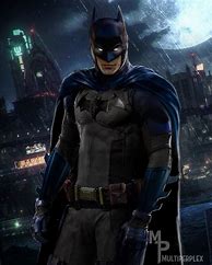 Image result for Batman Suit Blue and Gray