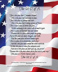 Image result for Poems About America