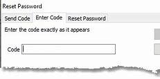 Image result for Enter Password Reset Code