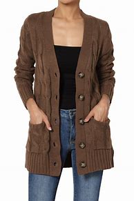 Image result for Women's Button Cardigan Sweater