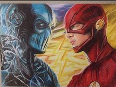 Image result for Zoom vs Flash Drawing