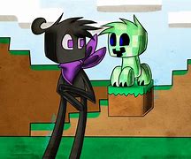 Image result for Minecraft Enderman and Creeper