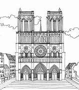 Image result for Notre Dame Rose Window Coloring Pages
