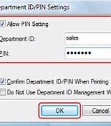 Image result for Canon 2625 How to Remove Department ID