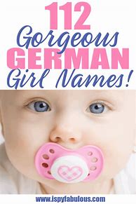 Image result for German Names for Girls
