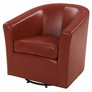 Image result for Leather Swivel Tub Chair