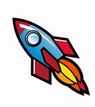 Image result for R Rocket Logo Design