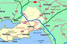 Image result for Swansea Map