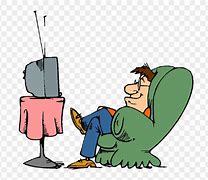 Image result for Man Watching TV Clip Art