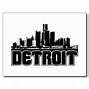 Image result for Detroit City Skyline Silhouette