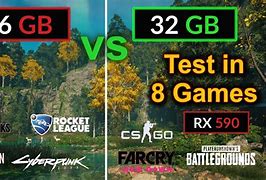 Image result for Gaming 16GB vs 32GB