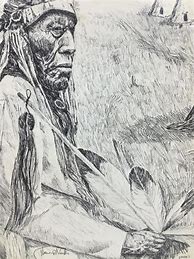 Image result for Native American Pencil Drawings