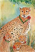 Image result for Christmas Cheetah