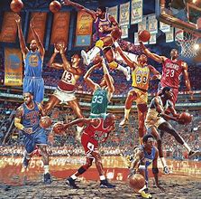 Image result for NBA Player Collage Art