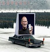 Image result for Steve Jobs in His Casket