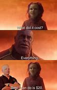 Image result for How Mutch Did It Cost Meme