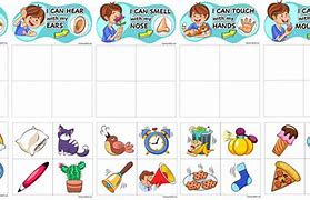 Image result for 5 Senses Sorting Activity