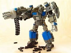 Image result for LEGO Custom Mech with Gun