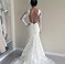 Image result for Full Sleevs Wedding Dress On a Hanger