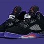 Image result for Jordan 5 Black and Purple