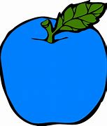Image result for Blue Apple Clip Art