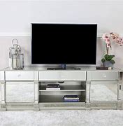 Image result for Mirrored TV Stand 70 Inch
