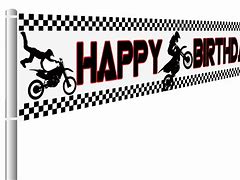 Image result for Motorcross Birthday Banner