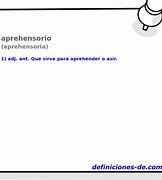 Image result for aprehensorio