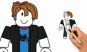 Image result for Roblox Bacon Hair Anime Drawing
