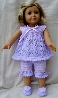Image result for Free Knitted Clothes Patterns for 5 Inch Dolls
