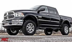 Image result for Ram 1500 4x4 Lifted Hevy Duty White and Black