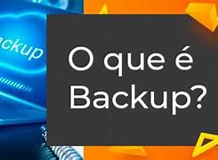 Image result for O Que É Backup