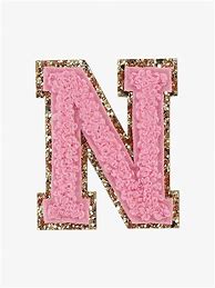 Image result for Letter N Template in Pink
