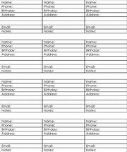 Image result for Organization Contact List Template