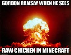 Image result for Minecraft Chicken Meme