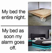 Image result for Bed in the Morning vs Bed at Night Meme
