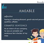 Image result for Amiable Qualities