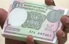 Image result for 1 Rupee Note