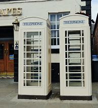 Image result for White Phone Box for Wedding Hire