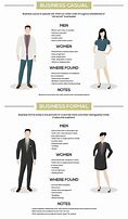 Image result for Business-Casual Chart