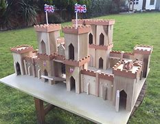 Image result for Wooden DIY Castle Toy
