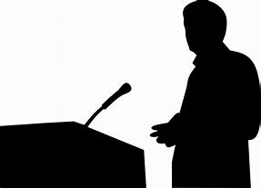 Image result for Person Giving a Speech Silhouette