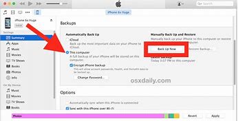 Image result for Backup iPhone with iTunes to External Drive