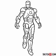 Image result for Iron Man Drawing